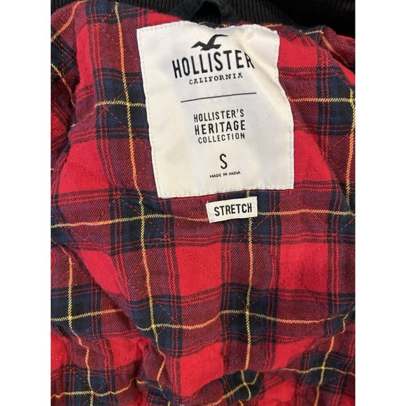 Hollister California Heritage Collection Women's Navy Blue‎ Jacket Small Stretch - Picture 7 of 10
